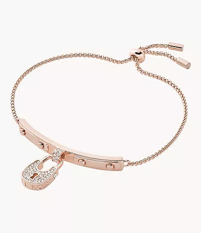 Michael Kors Fashion Rose Gold-Tone Brass Bangle Bracelet