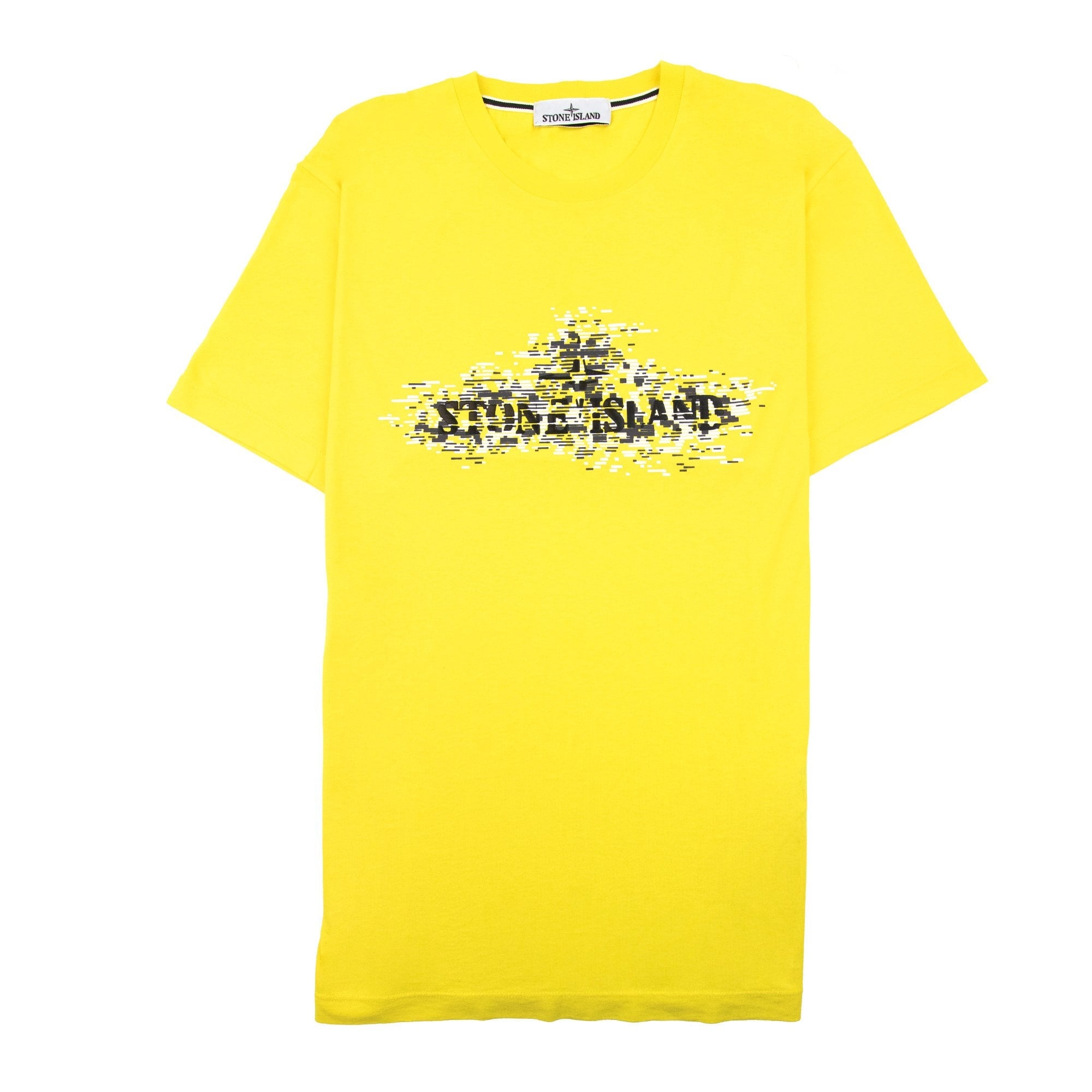 Stone Island Yellow Institutional Two Print Tee