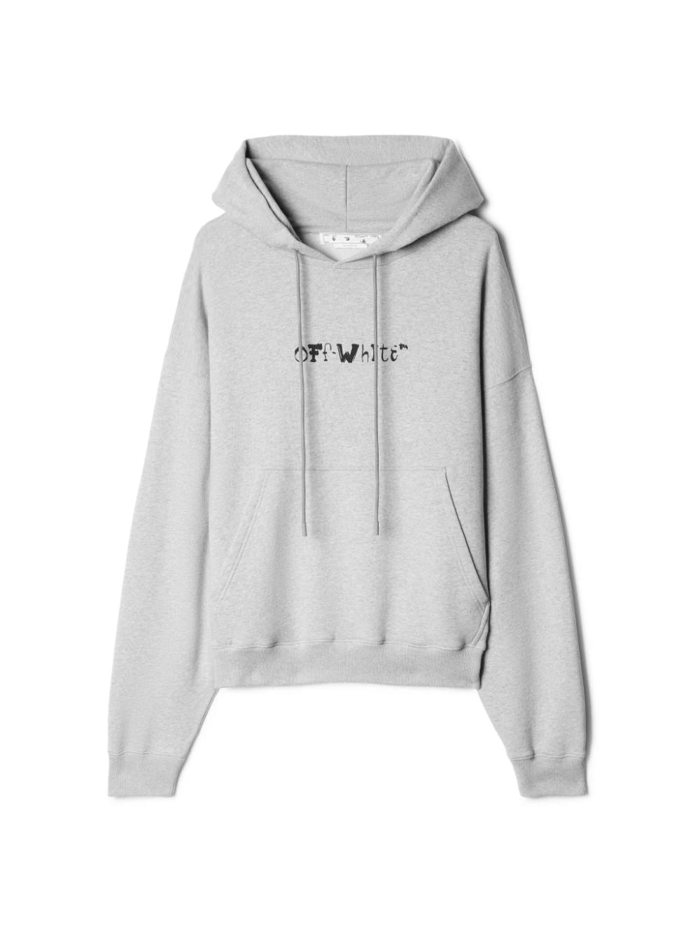 Off White Grey Faces Skate Hoodie