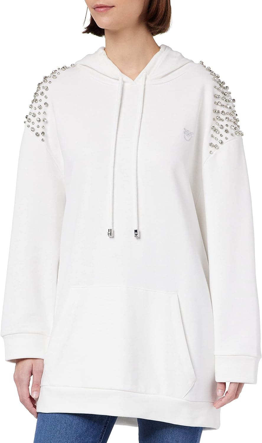 Pinko Cestita White Hoodie