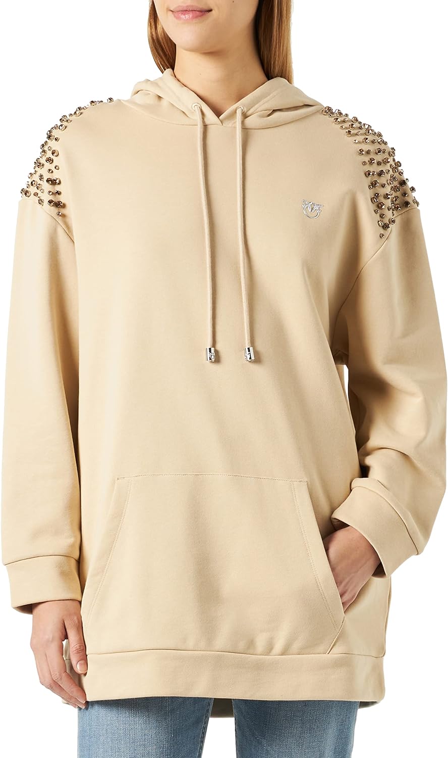 Pinko Brown Cestita Hoodie