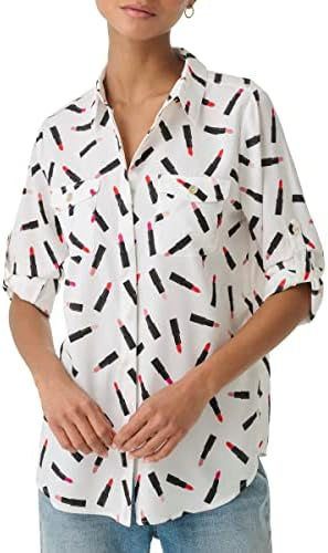 Karl Lagerfeld Lipstick Blouse