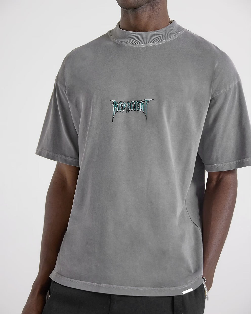 Represent Grey Rock Logo Tee